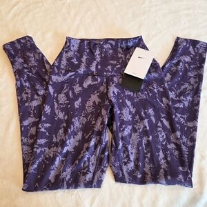 Nike Womens Dri-FIT One High Waisted 7/8 Printed Leggings XS Training Daybreak